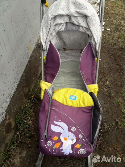 Коляска-сани, летняя коляска, манеж детский