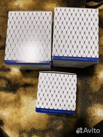 Чайная пара императорский фарфоровый завод