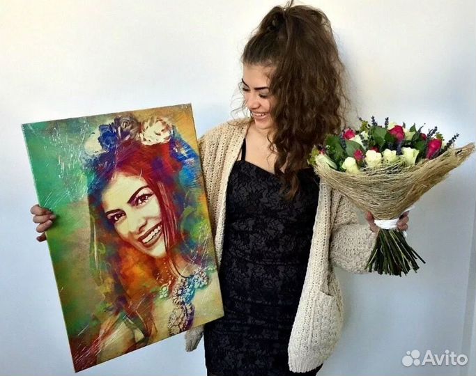 Портрет на холсте 40х60