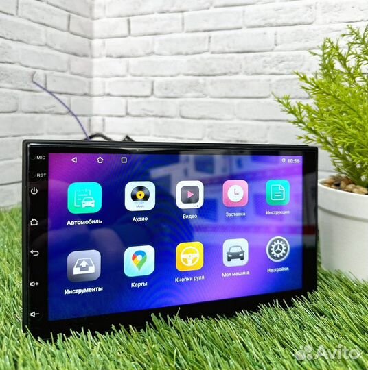 Магнитола 1 din с экраном 7дюймов 4/64, 3/32 арт75