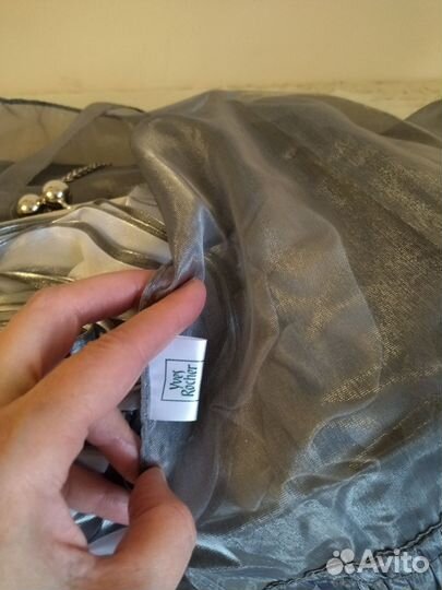 Палантин женский Ив Роше Серебристый