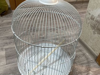 Продаю белую круглую клетку для птиц, Бодайбо