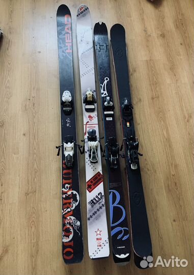 Горные лыжи фрирайд Head Zag AK 165 172 177 188см