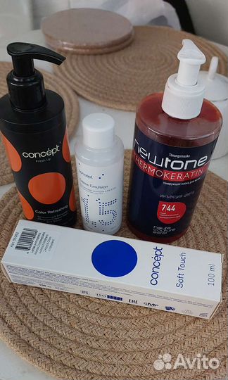 Краска, оттеночный бальзам и маска для волос