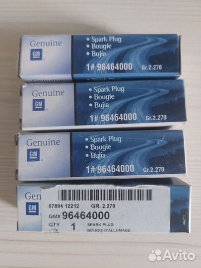 Свечи зажигания GM 96464000 Aveo II