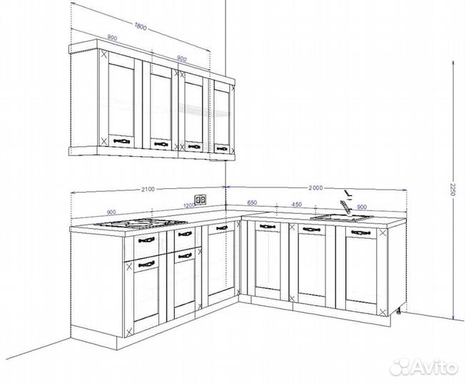 Кухни по индивидуальному заказу