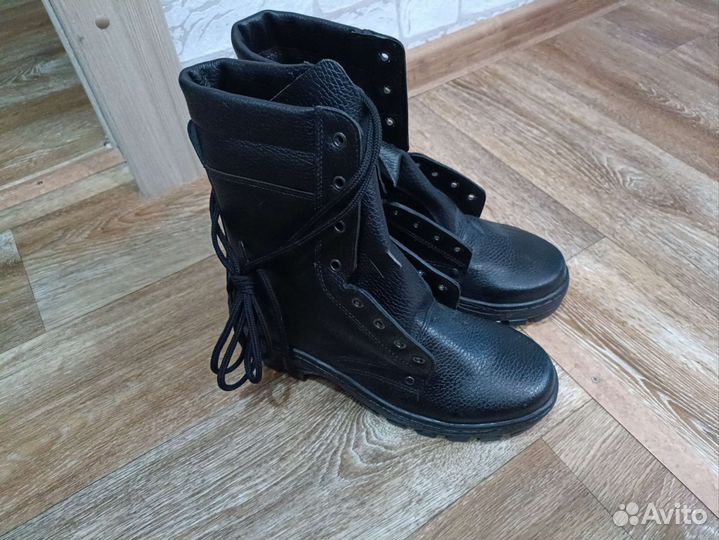 Берцы кожаные, летние