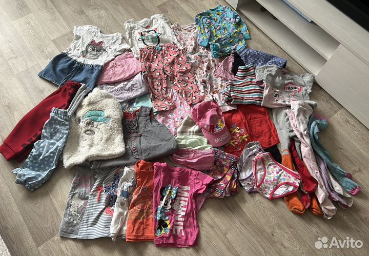 Детские вещи пакетом на девочку 86-92