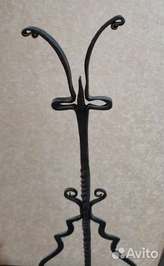 Светец старинный кованый редкий