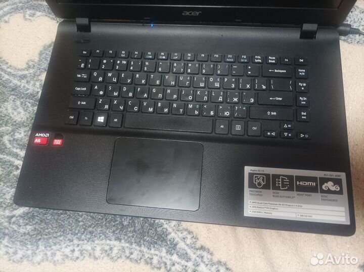 Ноутбук acer aspire ES15