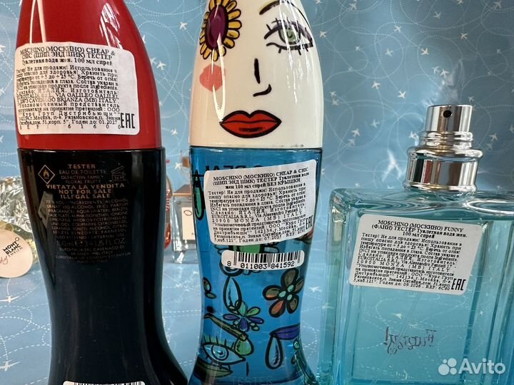 Тестеры moschino funny, cheap & chic