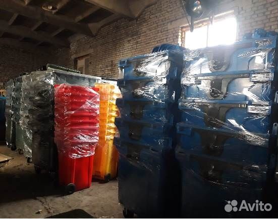 Евро контейнер для мусора 1 100 л