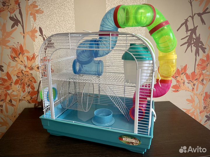 Клетка для хомяка с трубами