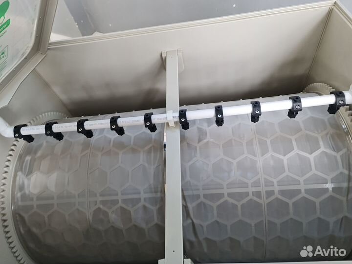 Барабанный фильтр для узв и пруда 100куб (e1a3)