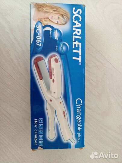 Выпрямитель Утяжок Гофре Стайлер Плойка Щипцы