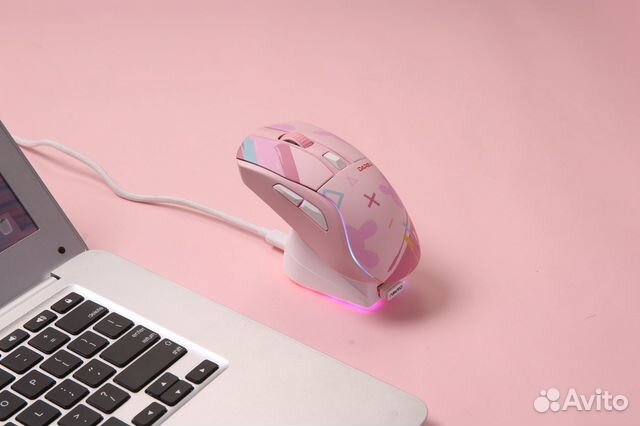 Игровая мышь Dareu A950 розовый