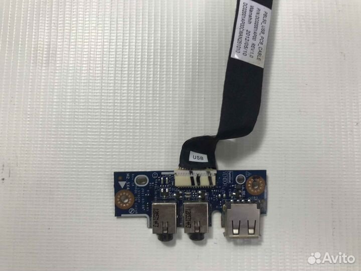 Плата audio и USB Asus X53U