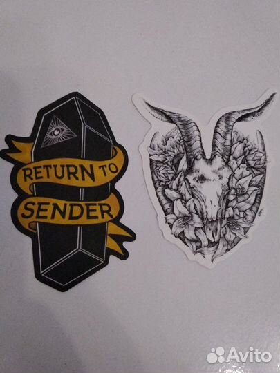 Готические наклейки