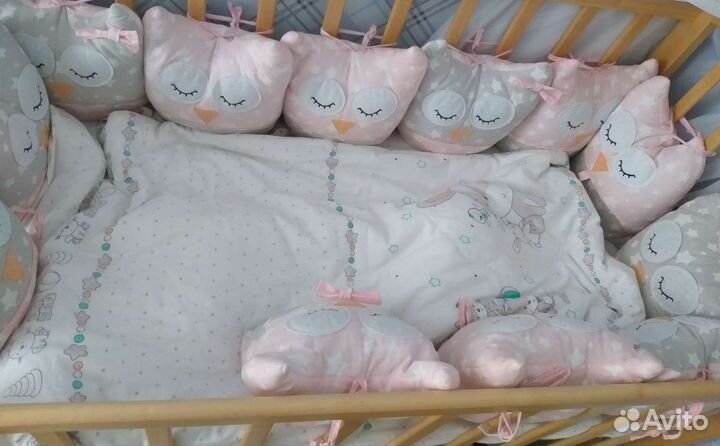 Бортики в детскую кроватку