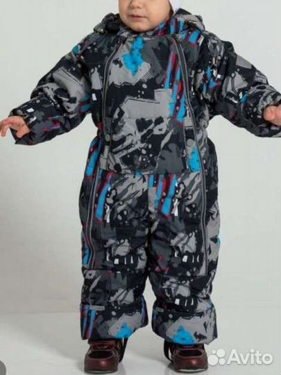 Зимний комбинезон для мальчика 80-86