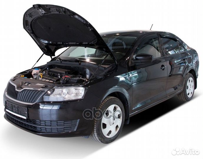 Амортизатор капота skoda rapid 14- (компл. 2 шт