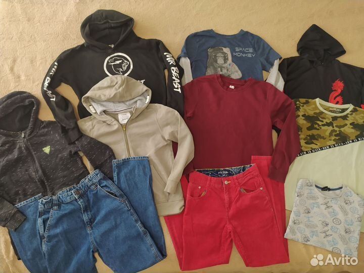 Пакет вещей для мальчика 10-11-12 лет