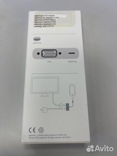 Переходники Apple Lightning для iPhone/iPad