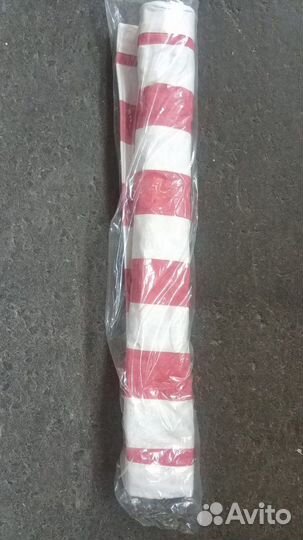 Гамак новый красно- белый с планкой