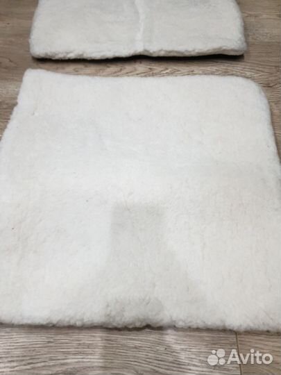 Меховые накидки на сидения квадратные