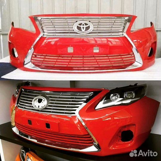 Corolla 150 2006-2013 бампер стиль Lexus F7GA9