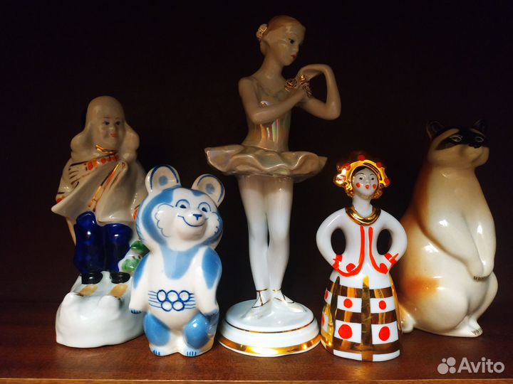 Фарфоровые статуэтки СССР лфз Дулёво Вербилки