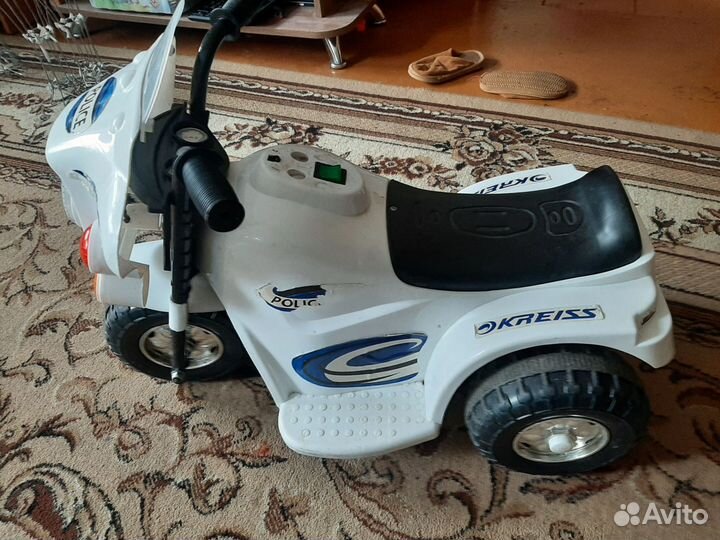 Мотоцикл детский электрический