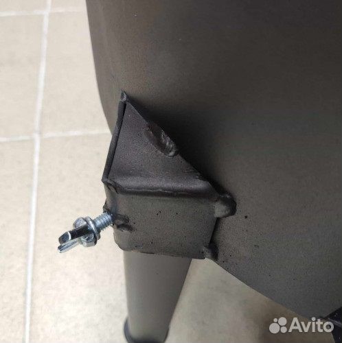 Печь разборная под казан 16 литров с платформой