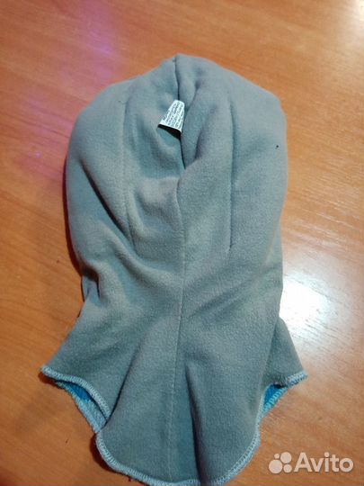 Шапка шлем зимняя для мальчика 1-2 года