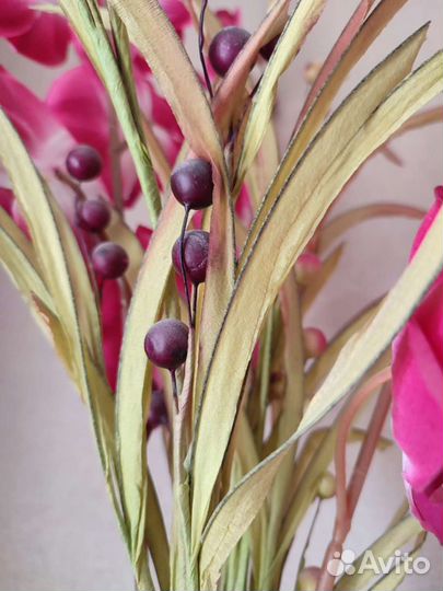 Букет искусственных цветов орхидеи фаленопсис