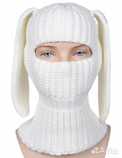 Шапка балаклава с ушками