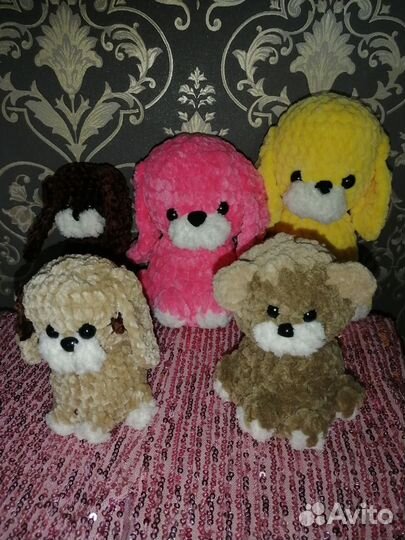 Продам игрушки вязанные крючком