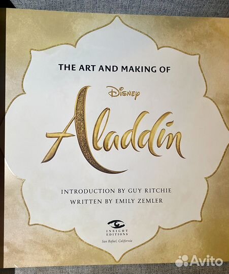 Артбук Art and Making of Aladdin Disney