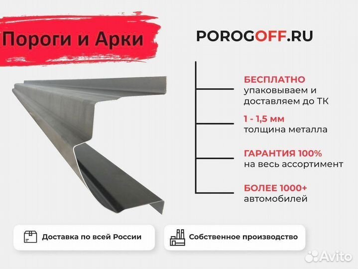 Ремонтные пороги Ford Focus 2 Хетчбек