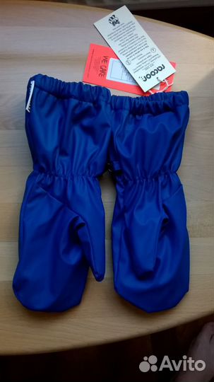 Новые краги резина на флисе 5-9 лет Дания