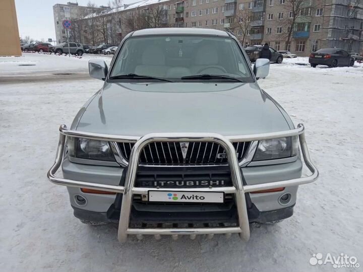 Кенгурятник на mitsubishi pajero sport 1