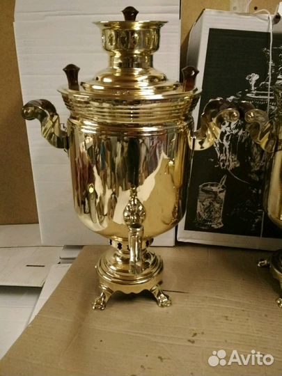 Самовар 5 литров жаровый (угольный)