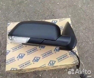 Octavia 05 зеркало правое механическое С тросиком С указателем поворота (Convex)