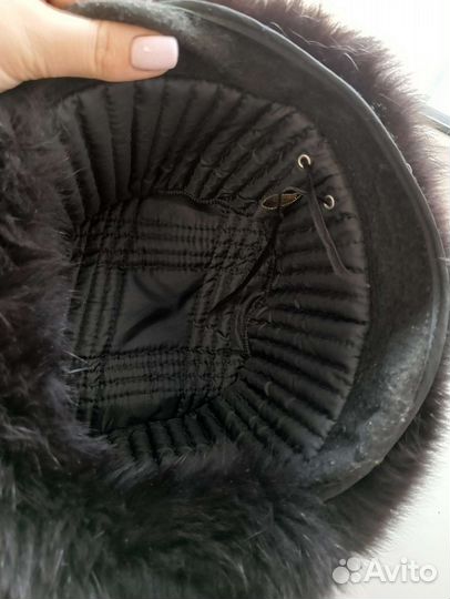 Шапка женская песец