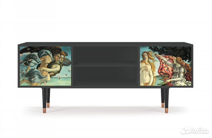 Тв-тумба T2 - Антрацит - The Birth of Venus