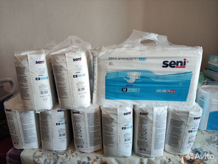 Подгузники для взрослых и пеленки Seni