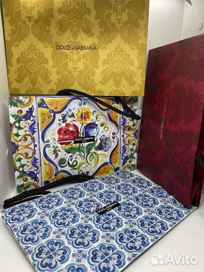 Пакеты подарочные Dolce&Gabbana разные, оригинал