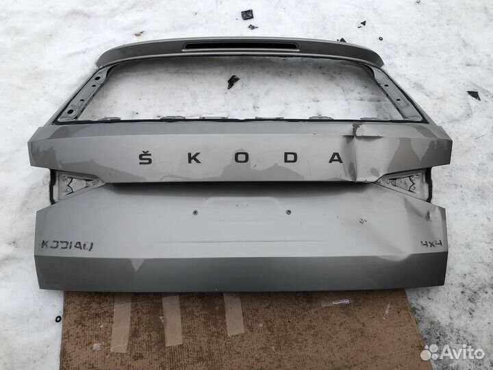 Крышка Дверь багажника skoda kodiaq