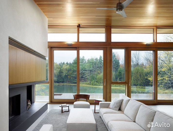 Деревянные евроокна на заказ с установкой