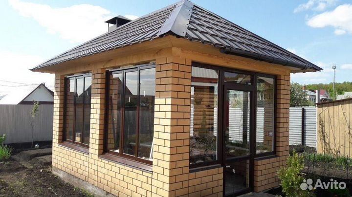 Остекление беседки